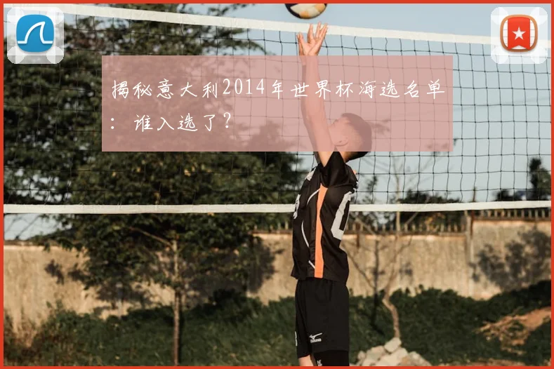 揭秘意大利2014年世界杯海选名单:谁入选了?